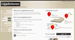 Desktop Screenshot of gigadictionary.org