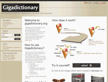 Tablet Screenshot of gigadictionary.org